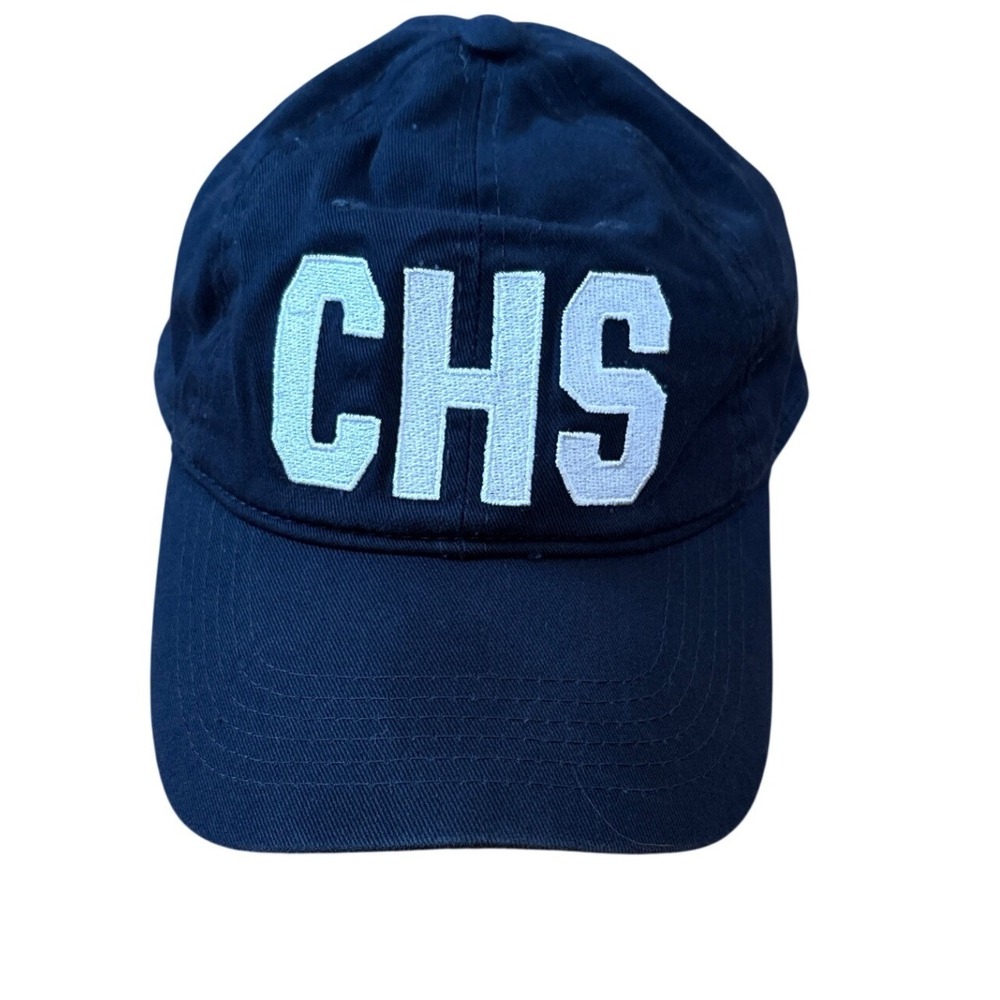 Triangle Sport CHS Baseball Cap Women Navy Blue Embroidered Dad Hat SIZE OSFA‎